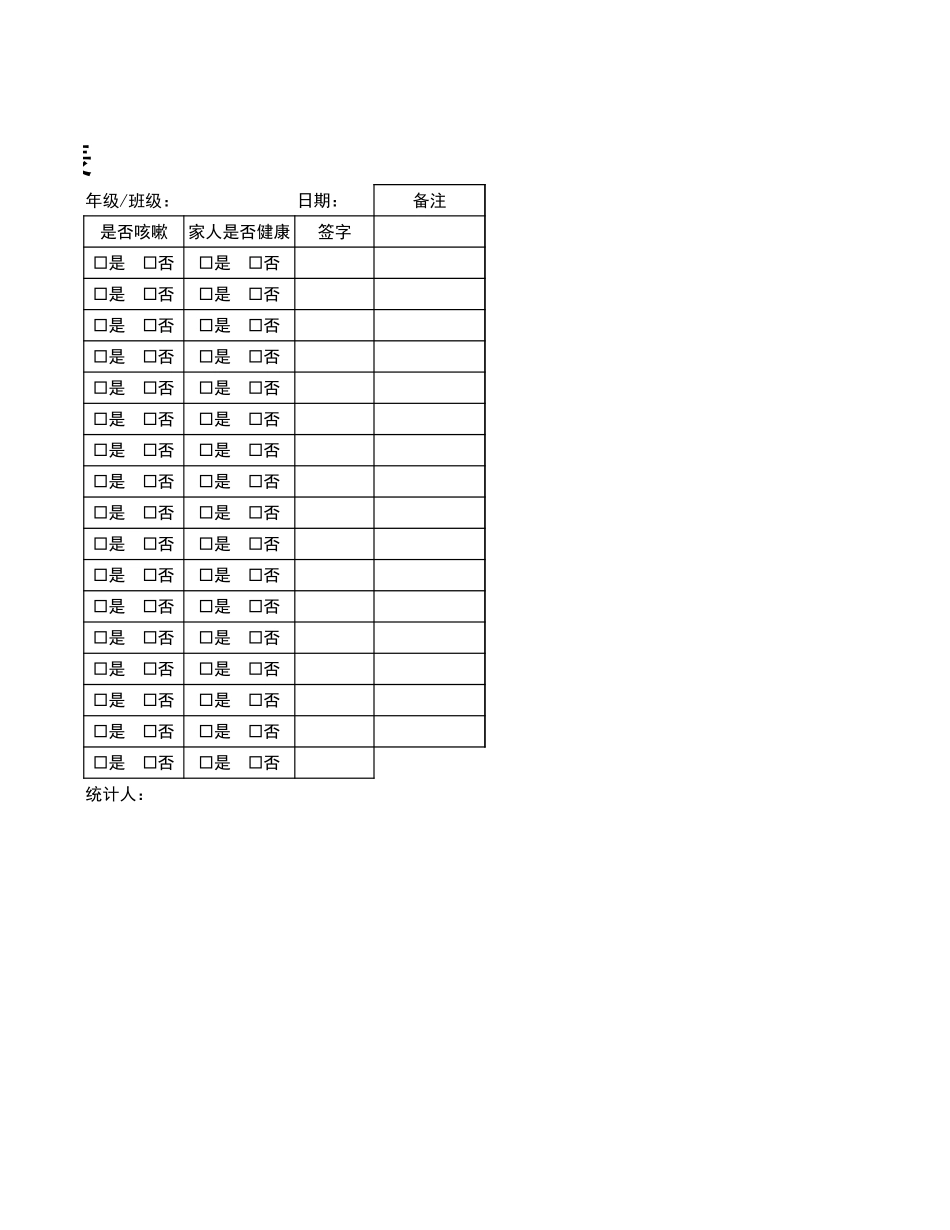 疫情期间学生体温监测登记表.xlsx_第2页