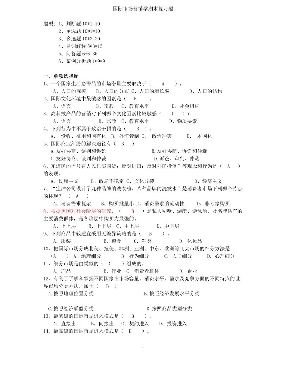 国际市场营销学名词解释和简答题答案.pdf_第1页