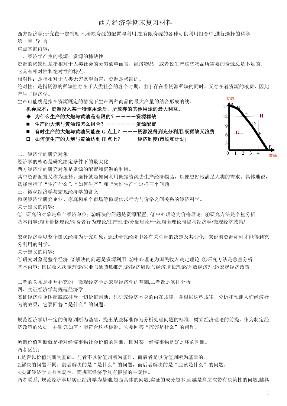 西方经济学期末考试重点整理.pdf_第1页