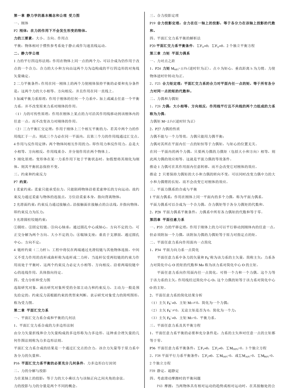 工程力学重点总结.pdf_第1页