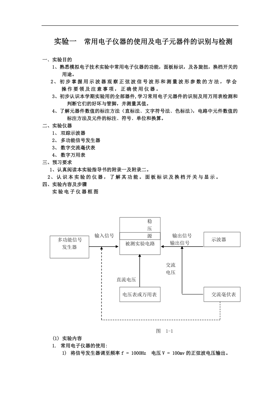 模拟电子技术基础实验指导书(童诗白).pdf_第1页