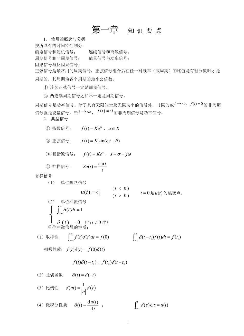 信号与系统复习要点.pdf_第1页