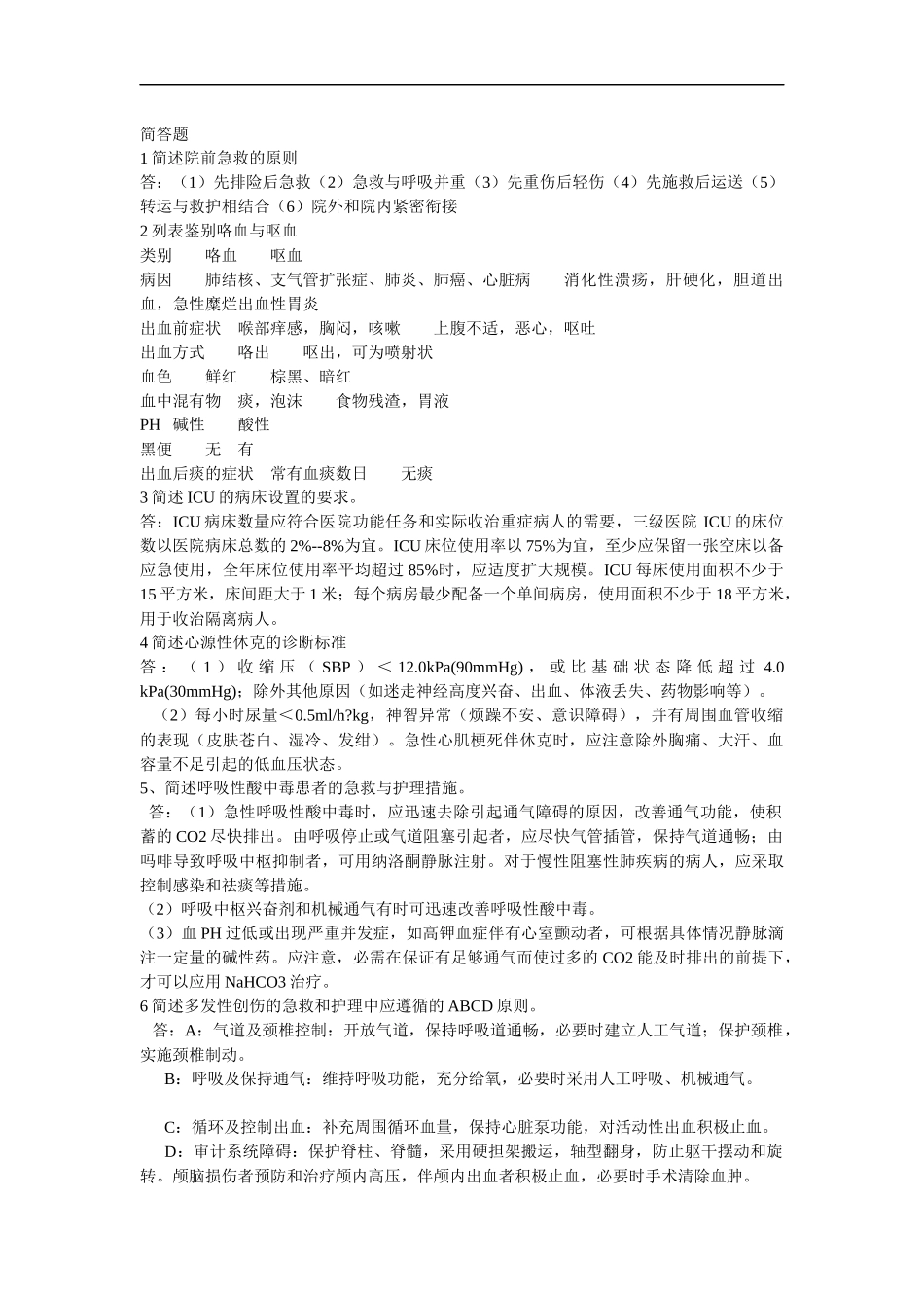 急救护理学简答题.docx_第1页