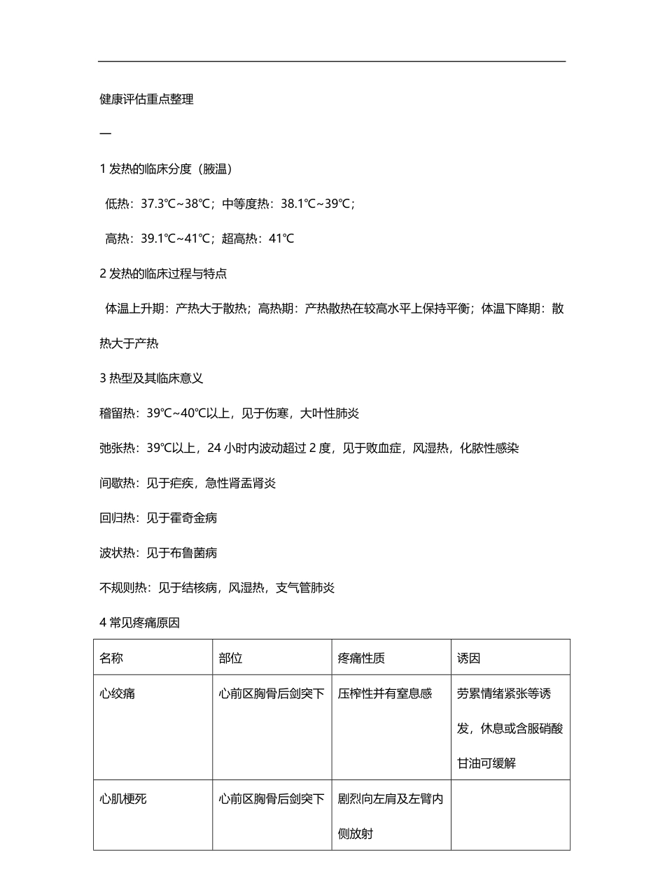 健康评估重点整理.pdf_第1页