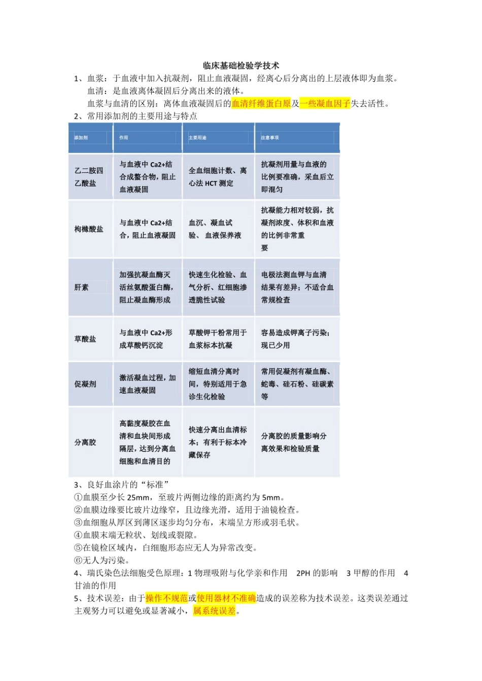 临床检验基础技术重点笔记.pdf_第1页