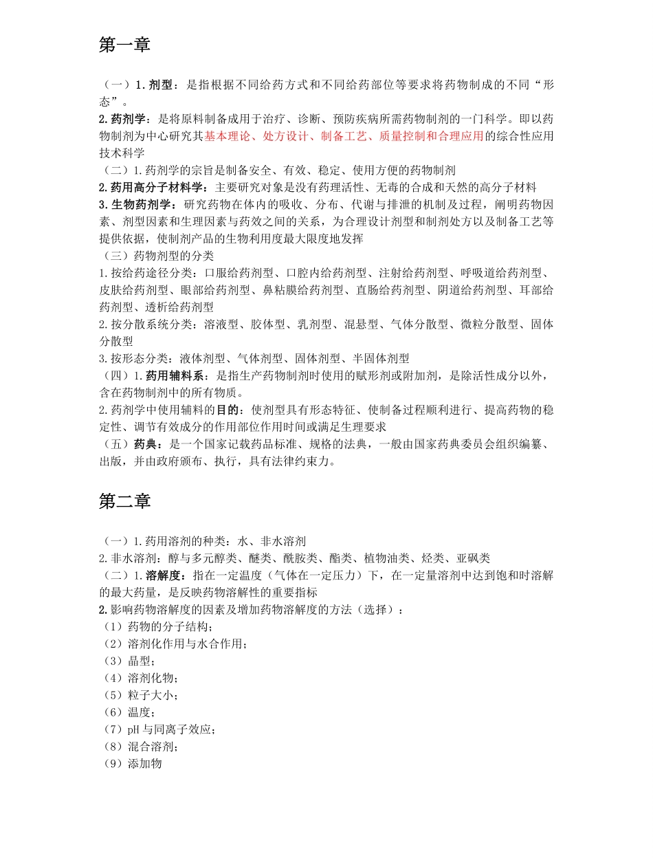 药剂学重点.pdf_第1页