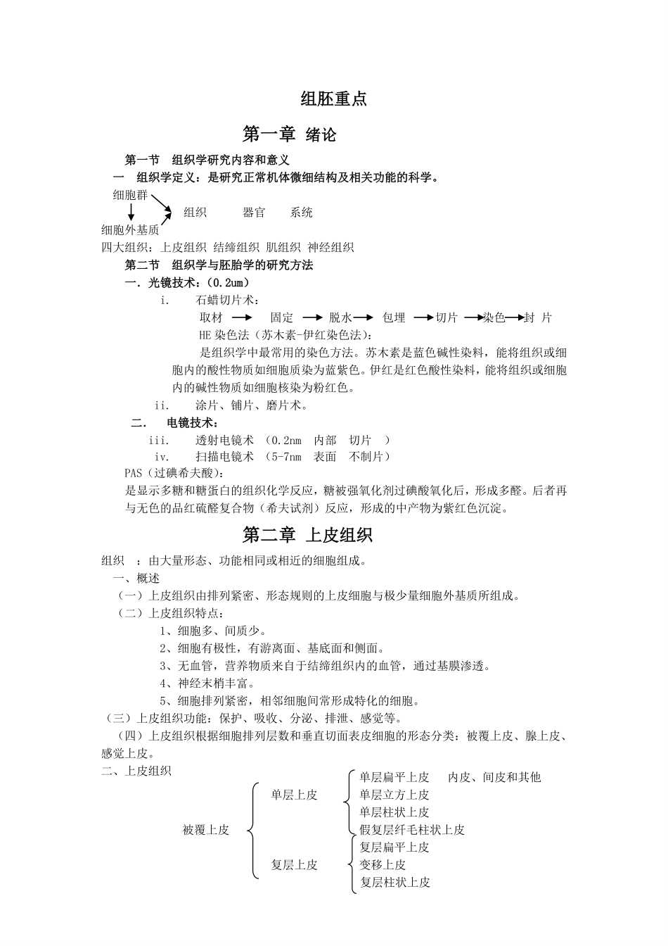 组织学与胚胎学笔记.pdf_第1页