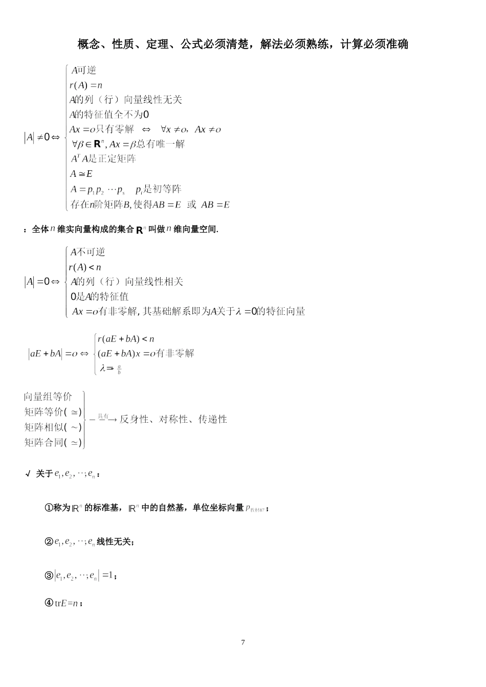 2012年线性代数复习要点(同济五版).doc_第1页